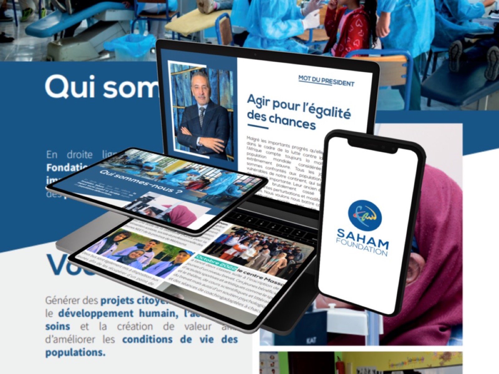 Réalisation 2MAG pour Fondation Saham
